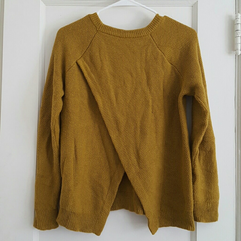 Madewell Province cross-back sweater